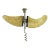 Late 20th Century Corkscrew Wine Bottle Opener With Natural Ram Horn Handles For Sale