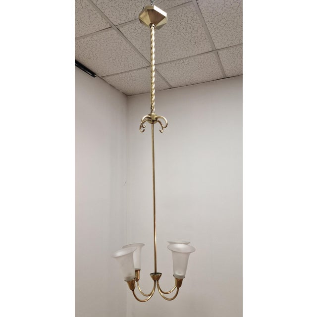 Vintage Pendant Lamps, 1940s, Set of 2 For Sale - Image 6 of 17