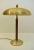 1930s Swedish Modern Brass and Leather Table Lamp by Einar Bäckström, 1930s For Sale - Image 5 of 13