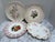 Vintage Mixed Fruit & Floral Mixed Porcelain Ceramic Plates-Set of Four For Sale - Image 12 of 12