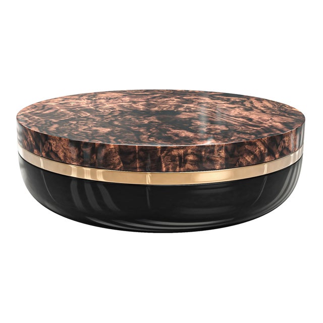 "Sparrow" Coffee Table with Bronze, Stainless Steel, Handmade Bizimyer Furniture. Unmatched. Unrivalled. Designed by Hasan...