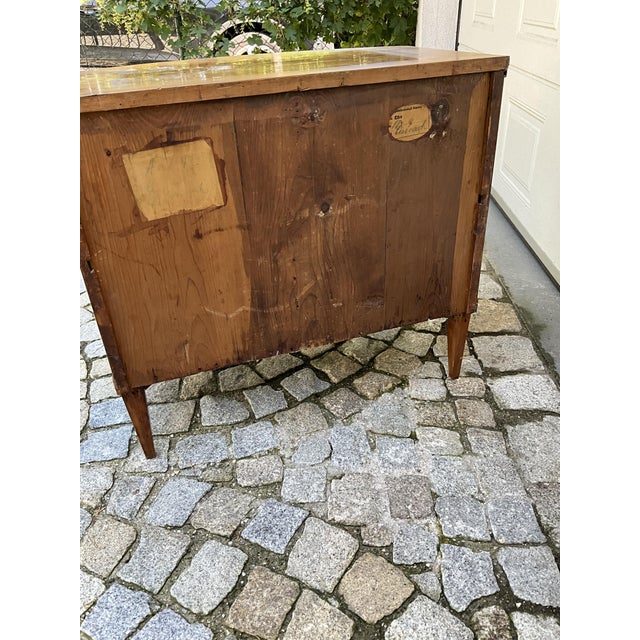 Biedermeier Chest of Drawers in Ash, 1820s For Sale - Image 9 of 18
