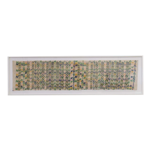 Vintage 1960s Guatemalan Woven Tapestry, Framed