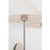 Hackney 25" Double Tail Sconce in Polished Nickel with Linen Shades Designer: J. Randall Powers Finish: Polished Nickel...