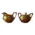 24k Gold Painted Creamer and Sugar, r.s. Tillowitz (Reinhold Schlegelmilch) in Silesia/Germany For Sale
