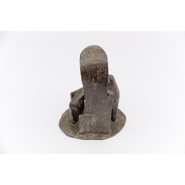 B.G., Figurative Artists Bronze of a Keyhole Door Scene 1991 1/7, 1960s, Bronze For Sale - Image 9 of 18