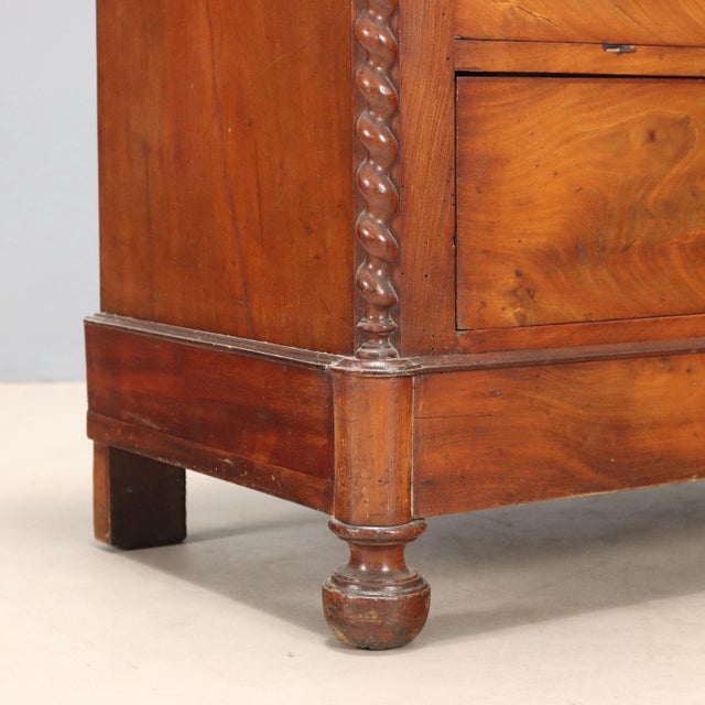 Brown Charles X Chest in Mahogany For Sale - Image 8 of 12