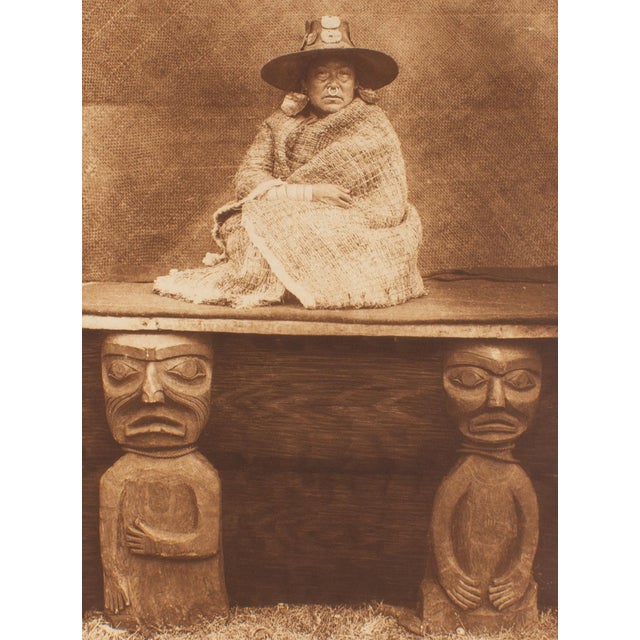 Figurative After Edward Curtis “A Nakoaktok Cheif’s Daughter” Photogravure Restrike For Sale - Image 3 of 9