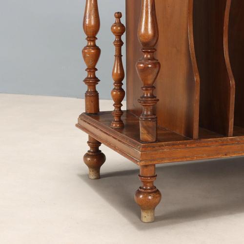 Antique Walnut Shelf with Feet, Italy, Mid-19th Century For Sale - Image 5 of 9