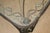 Black Vintage Glass Top Wrought Iron Patio Table For Sale - Image 8 of 18