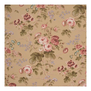 Schumacher Salisbury Wallcovering in Tobacco For Sale