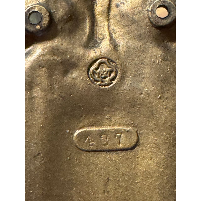 Late 19th Century Victorian Yale & Towne Y&t Backplates Canopy & Hinges Architectural Hardware Lot For Sale - Image 5 of 12