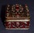 Vintage Two's Company Jeweled Enamel Trinket Box Burgundy Red Victorian Ornate For Sale - Image 16 of 16