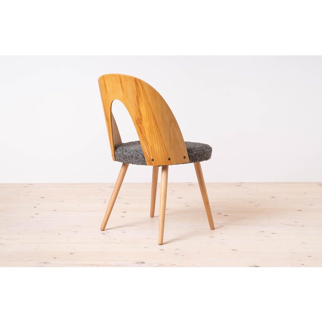 Gray Dining Chairs by Antonin Šuman, Czechoslovakia, 1960s, Set of 5 For Sale - Image 8 of 18
