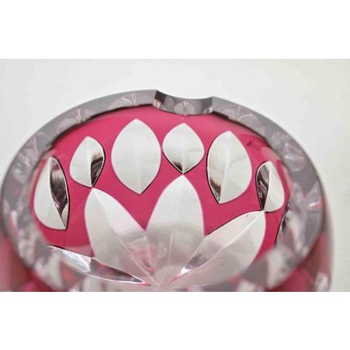 Vintage Art Glass Ashtray by Val Saint Lambert, Belgium, 1970s For Sale - Image 3 of 6