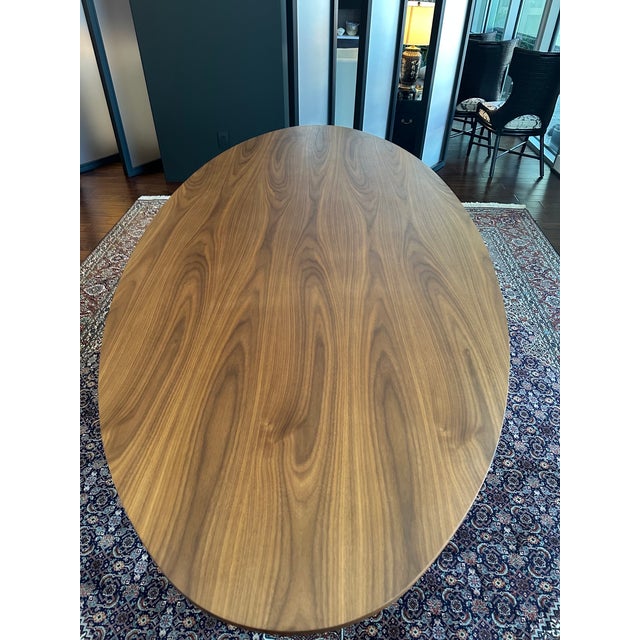 Mid-Century Modern Mid Century Modern Oval Dining Table For Sale - Image 3 of 4