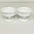 White 1970s Vintage Americana Arts & Crafts Indiana Glass Grape Milk Glass Champagne Coupes/Sherbet Cups - Set of 8 For Sale - Image 8 of 14