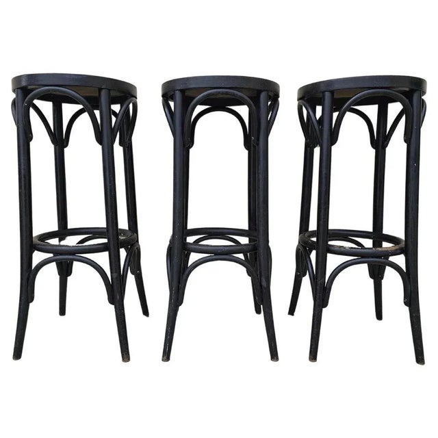 Vintage Bar Stool in Beech from Mundus, 1970s For Sale - Image 11 of 11