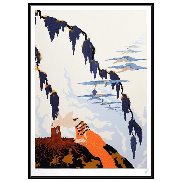 Art Deco 1980s Vintage, Erté For Sale - Image 3 of 6
