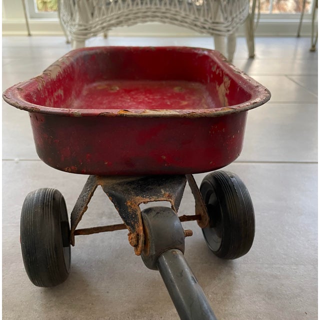 Vintage Small Radio Flyer Wagon For Sale In New York - Image 6 of 10