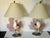 Red 1960s Impressive Coastal Pair Sea Shell W Sea Fans Lamps For Sale - Image 8 of 8