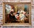 Thomas Falcon Marshall-Gentlemen reading a Novel to two elegant Young Ladies-19th c.Oil painting 19th century English...