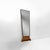 Italian mid century modern floor-standing mirror with wooden frame, 1960s Full-length floor-standing mirror with a...