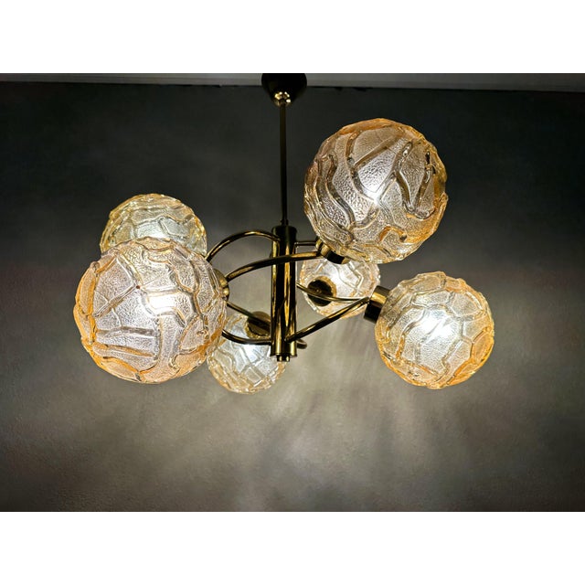 Vintage Sputnik Pendant Light, 1970s For Sale - Image 12 of 15