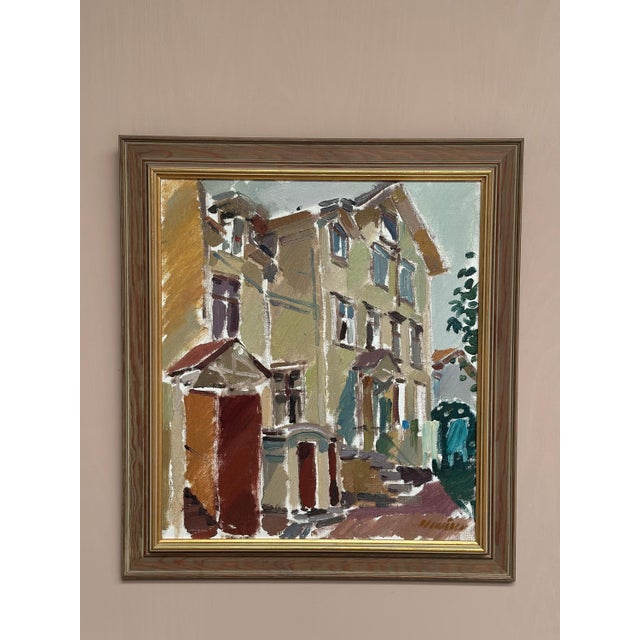 Gösta Stawåsen, Södra Kyrkogatan 50, 1970, Oil on Canvas, Framed For Sale - Image 4 of 16