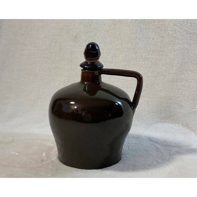 Vintage Ceramic Friar Musical Liquor Jug Decanter Old Wind Music Box Prohibition Era 1920-1933 For Sale - Image 4 of 13