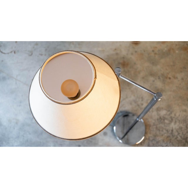 Vintage Casella Chrome Swing-Arm Floor Lamp For Sale - Image 12 of 18