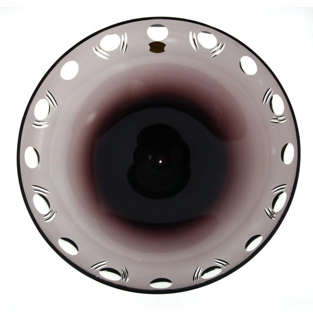 Crystal Coupe Cut to Clear by P Dias for Val Saint Lambert For Sale - Image 3 of 18