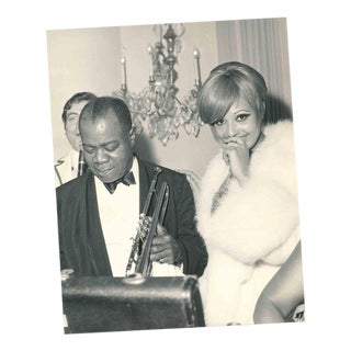 Bert Hardy, Two Portraits of Louis Armstrong, 1960s, Gelatin Silver Print For Sale