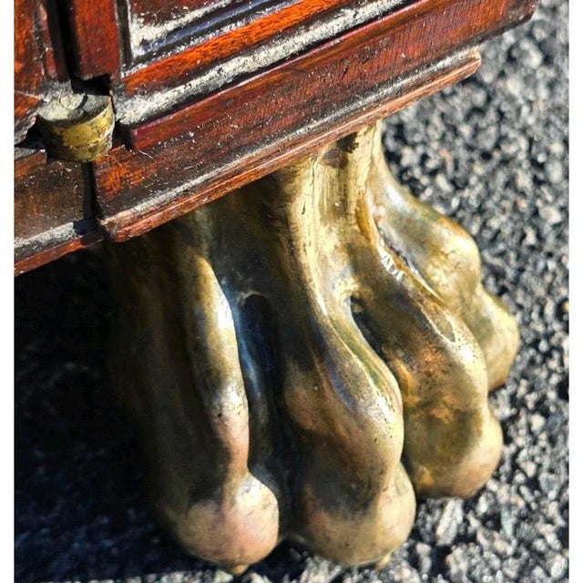 Wood Antique Early 19th Century Regency-Style Mahogany Side Cupboard For Sale - Image 7 of 12