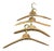 Vintage Rattan Coat Hangers — Set of 4 For Sale