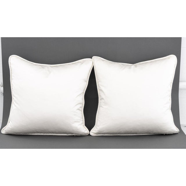 Hermes "24 Faubourg" Silk Pillows, 2 For Sale - Image 12 of 12