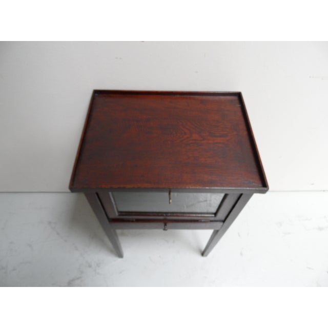 Antique Oak Display Cabinet, 1890s For Sale - Image 5 of 12