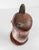 Brown 1980's Carved Wood Folk Art Owl After Smithsonian Museum Example, Signed For Sale - Image 8 of 13