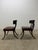 Mediterranean Michael Taylor Bronzed Klismos Garden Chairs With Leather Cushions, 1990s For Sale - Image 3 of 18