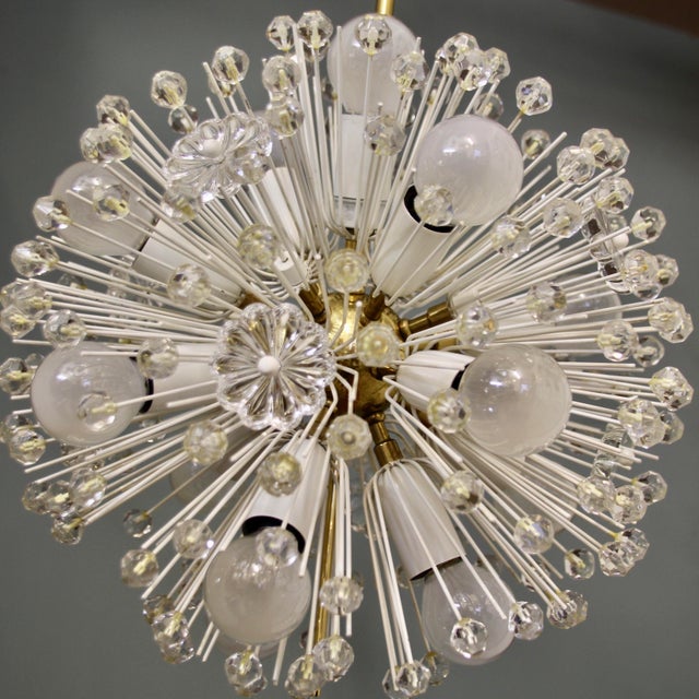 Snowball Hanging Lamp attributed to Emil Stejnar for Rupert Nikoll, 1950s For Sale - Image 6 of 13