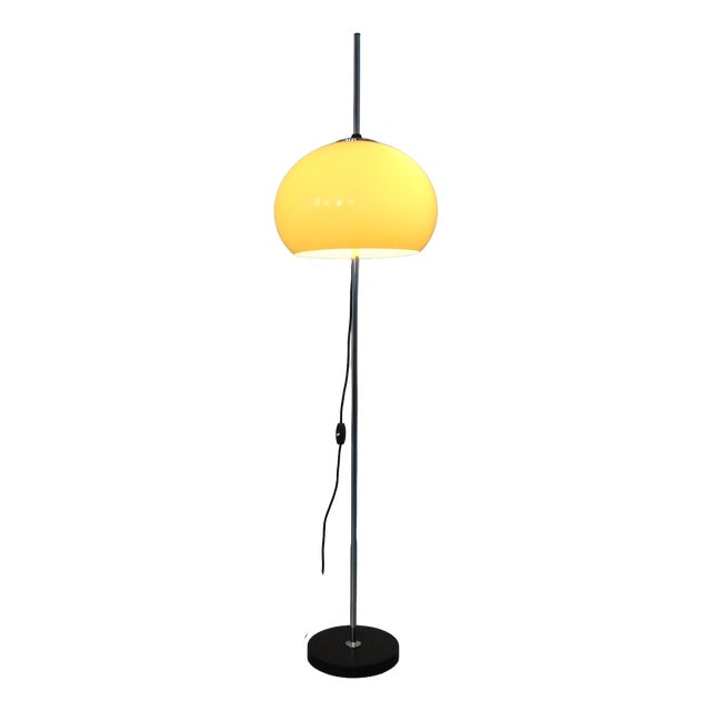 Space Age Metal and Plastic Floor Lamp, Germany, 1970s For Sale