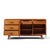 Ramseur Harlequin Mid Century Walnut Credenza and Hutch For Sale - Image 11 of 14