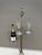 Mid-Century Modern Mid-Century Brutalist Hand-Forged Wrought Iron Bar or Smoking Stand, Austria, 1960s For Sale - Image 3 of 8