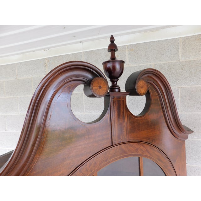 Potthast Federal Style Mahogany Inlay Corner Cabinet For Sale - Image 16 of 17