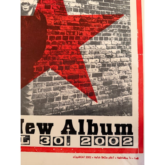 Trey Anastasio - The New Album, April 30, 2002, Promotional Poster, Panino & Sons / Hatch Show Print For Sale - Image 4 of 5