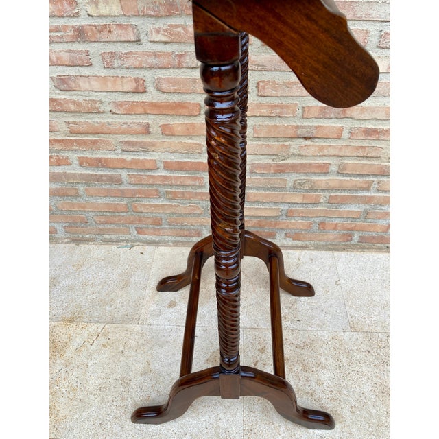 Brown Mid-Century Gentlemens Valet with Two Drawers, 1950s For Sale - Image 8 of 18