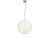 Italian Handmade Ivory Murano Glass Pendant Lamp from Barovier & Toso, 1960s For Sale - Image 6 of 6