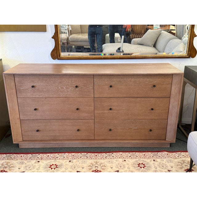 Contemporary West Elm Matias Dresser, Hudson Oak Wood For Sale - Image 3 of 12