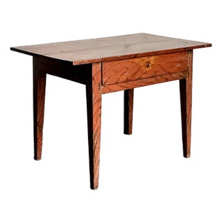 Vintage Boho Reclaimed Wood Console Table For Sale