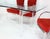 Metal Mid Century Modern Set of Six Dining Chairs and Table in Lucite Chrome Glass For Sale - Image 7 of 9